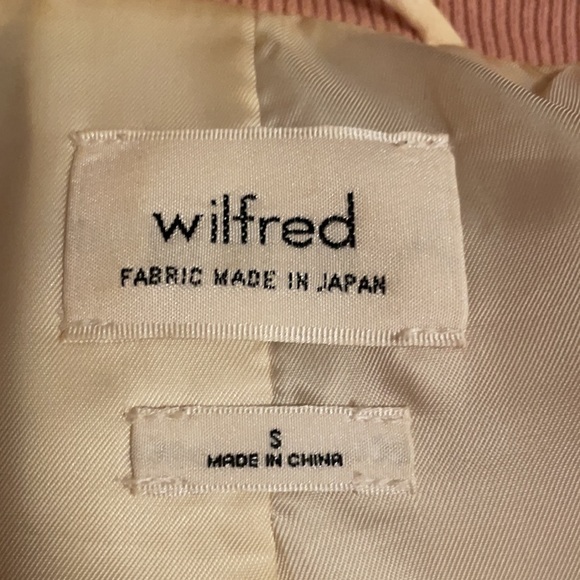 Aritzia Wilfred bomber jacket, dusty rose size S - Picture 3 of 4